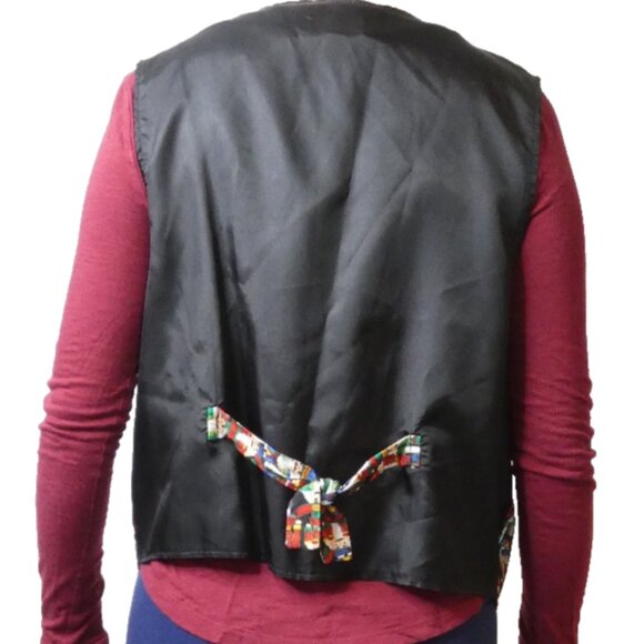 Nutcracker Vest Size L/XL Womens Sleeveless OOAK Christmas Holidays Festive - Picture 3 of 9